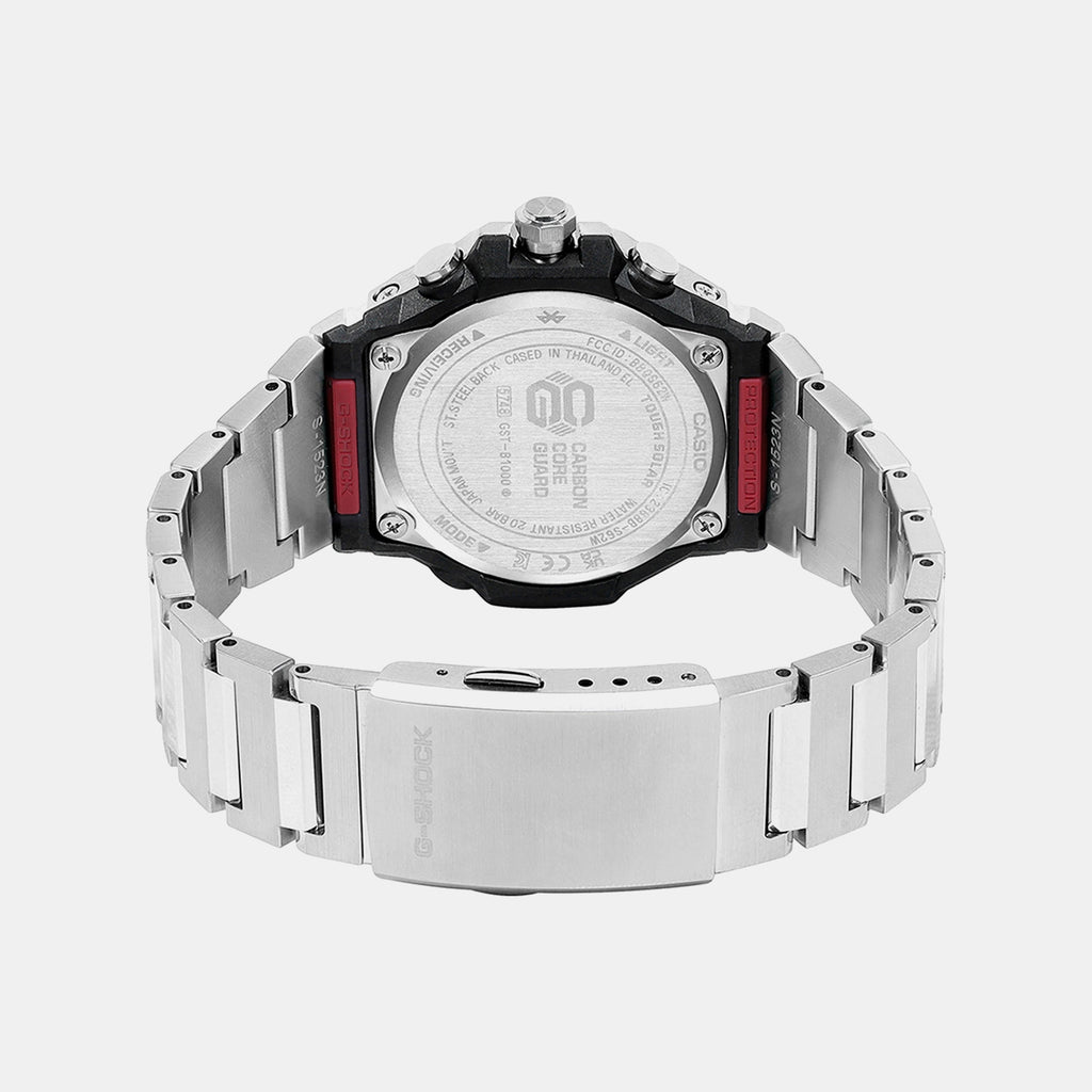 G-Shock Men Solar Black Dial Analog Stainless Steel Watch G1770