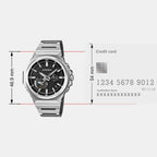 G-Shock Men Solar Black Dial Analog Stainless Steel Watch G1770