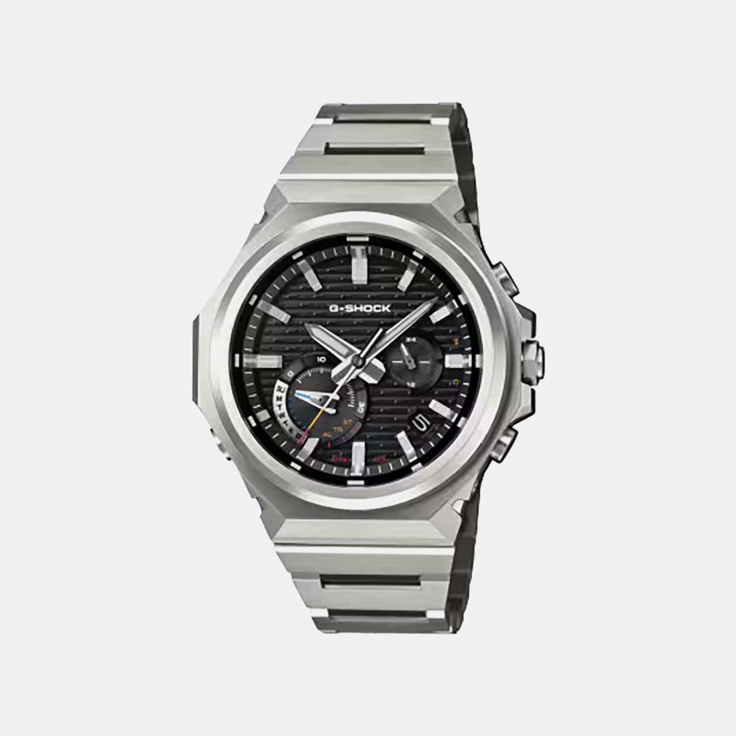 G-Shock Men Solar Black Dial Chronograph Stainless Steel Watch GST-B1000D-1A G1770