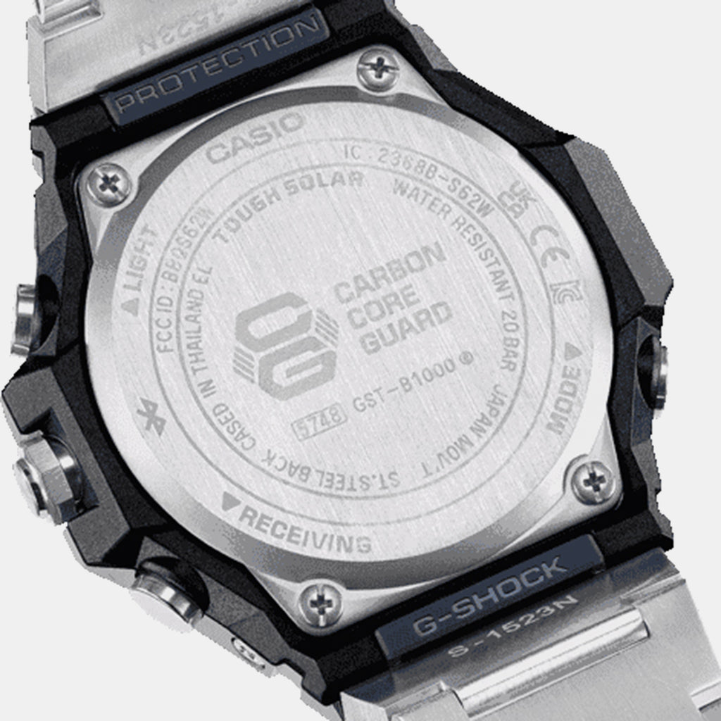 G-Shock Men Solar Blue Dial Chronograph Stainless Steel Watch G1771