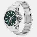 G-Shock Men Solar Green Dial Chronograph Stainless Steel Watch G1772