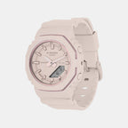 G-Shock Women Quartz Pink Dial Analog-Digital Resin Watch G1775