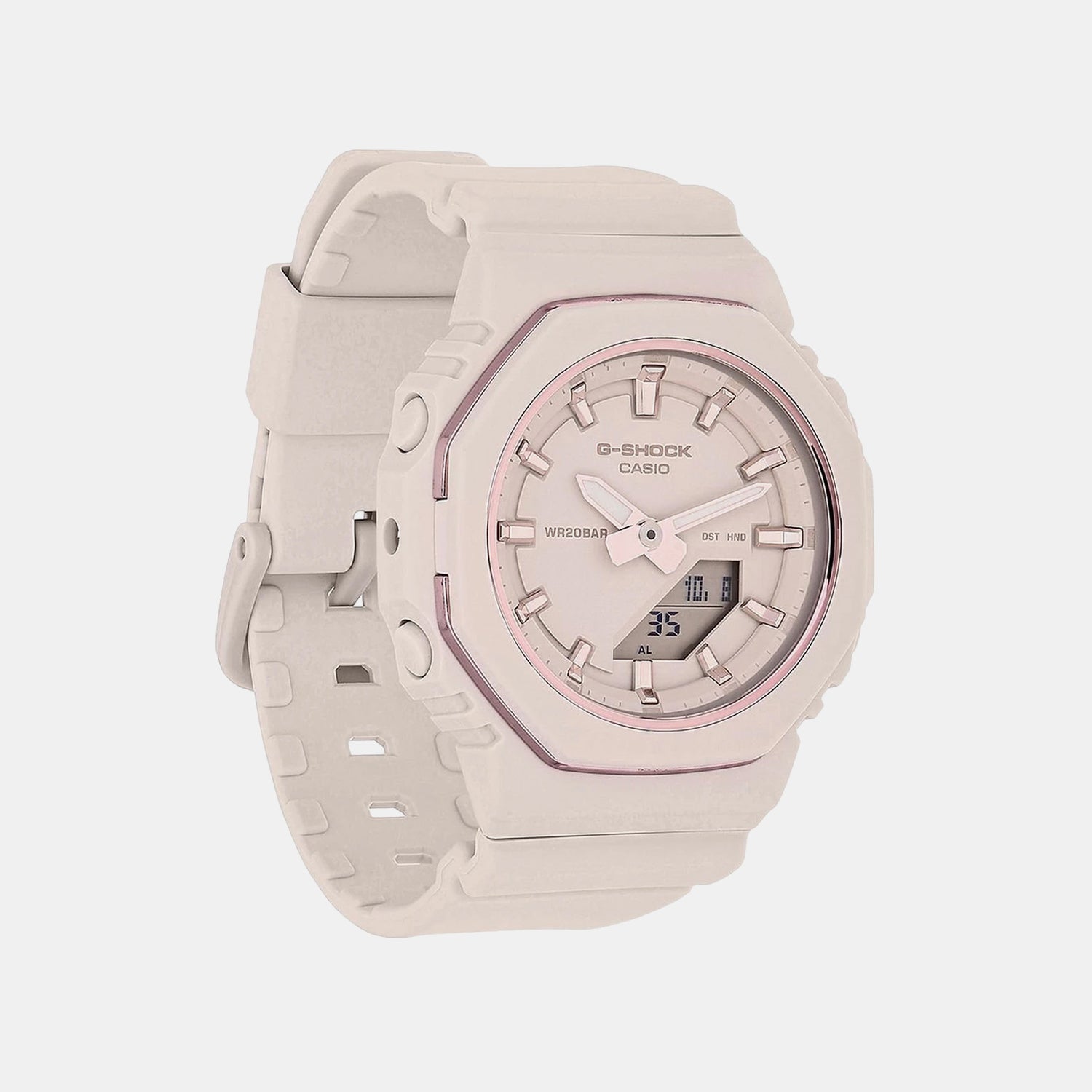G-Shock Women Quartz Pink Dial Analog-Digital Resin Watch G1775