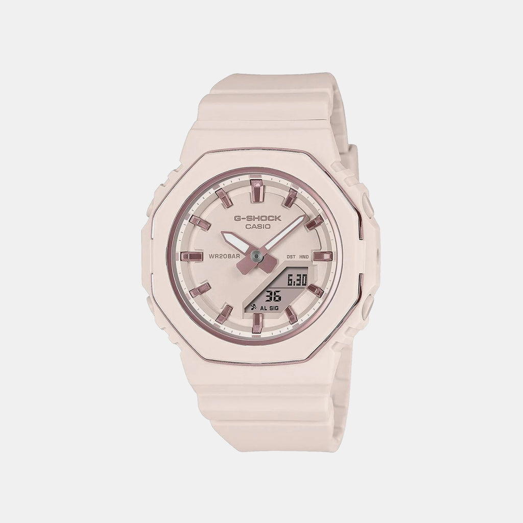 G-Shock Women Quartz Pink Dial Analog-Digital Resin Watch G1775