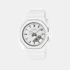 G-Shock Women Quartz White Dial Analog-Digital Resin Watch G1776