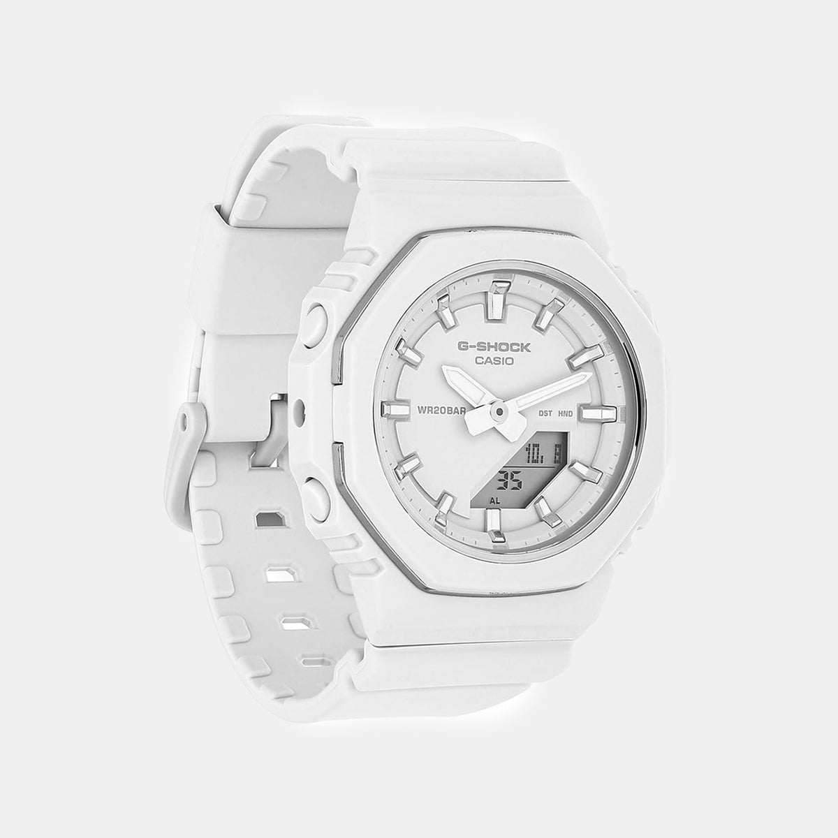 G-Shock Women Quartz White Dial Analog-Digital Resin Watch G1776