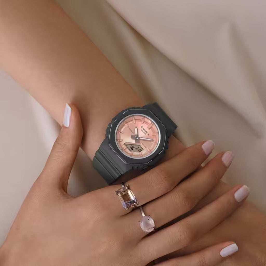 G-Shock Women Quartz Pink Dial Analog-Digital Resin Watch G1778