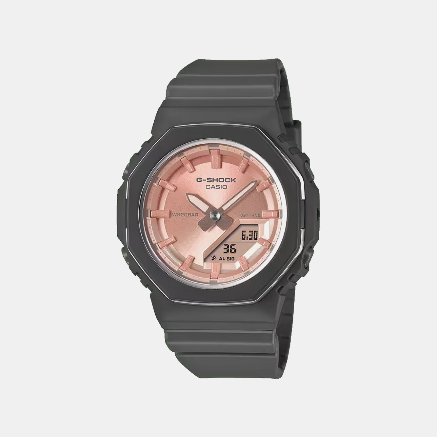 G-shock Women Quartz Light Pink Dial Analog-Digital Resin Watch G1778