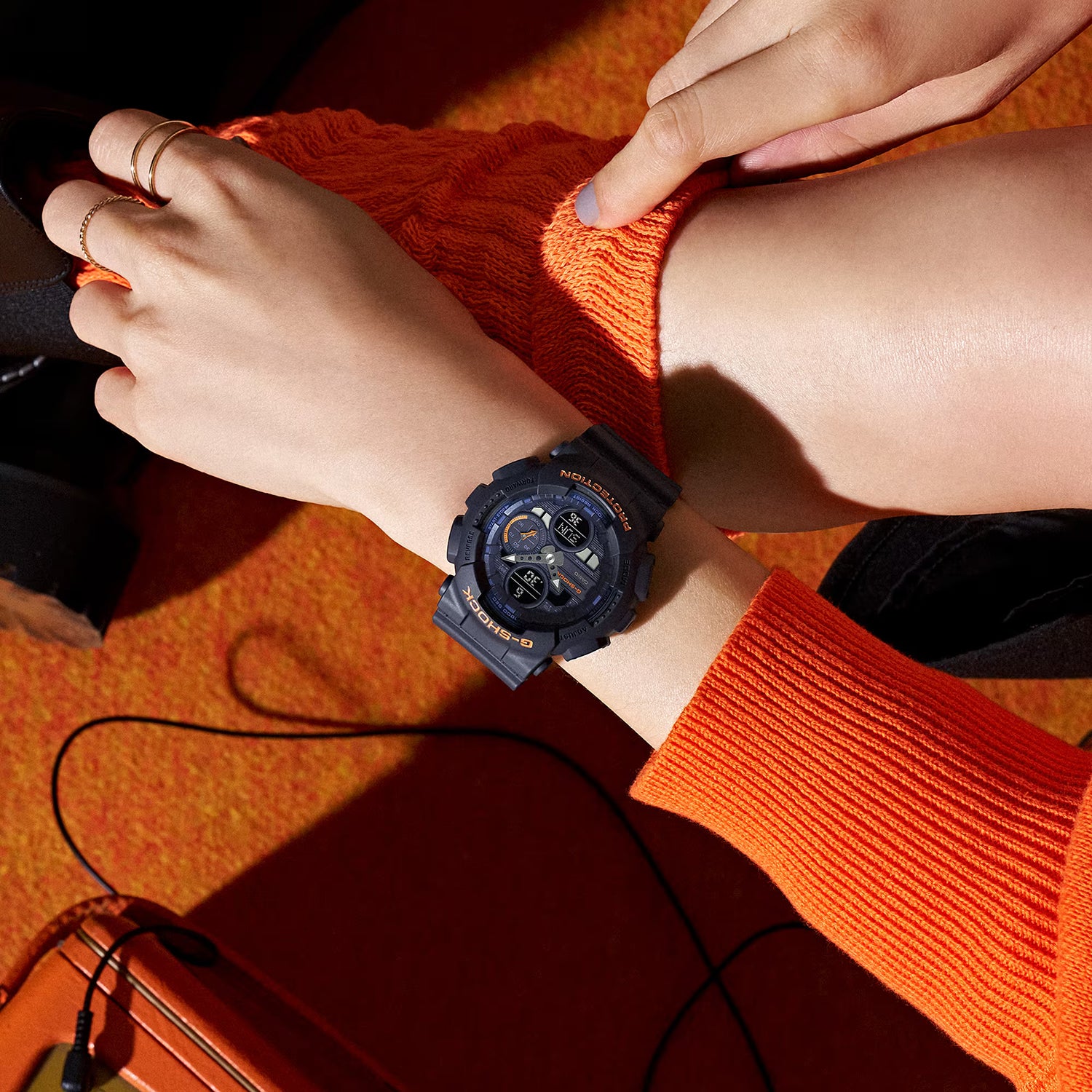 G-Shock Women Quartz Blue Dial Analog-Digital Resin Watch G1779