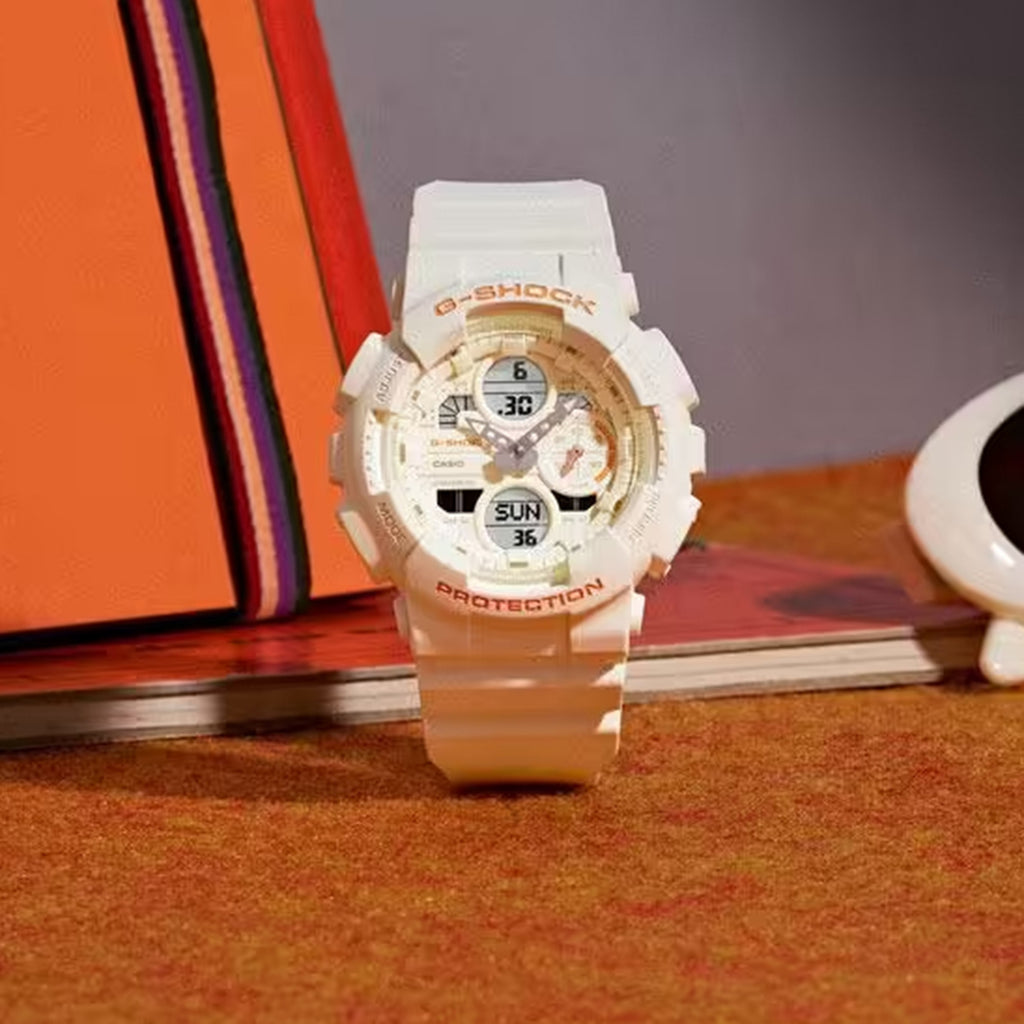 G-Shock Women Quartz Cream Dial Analog-Digital Resin Watch G1780