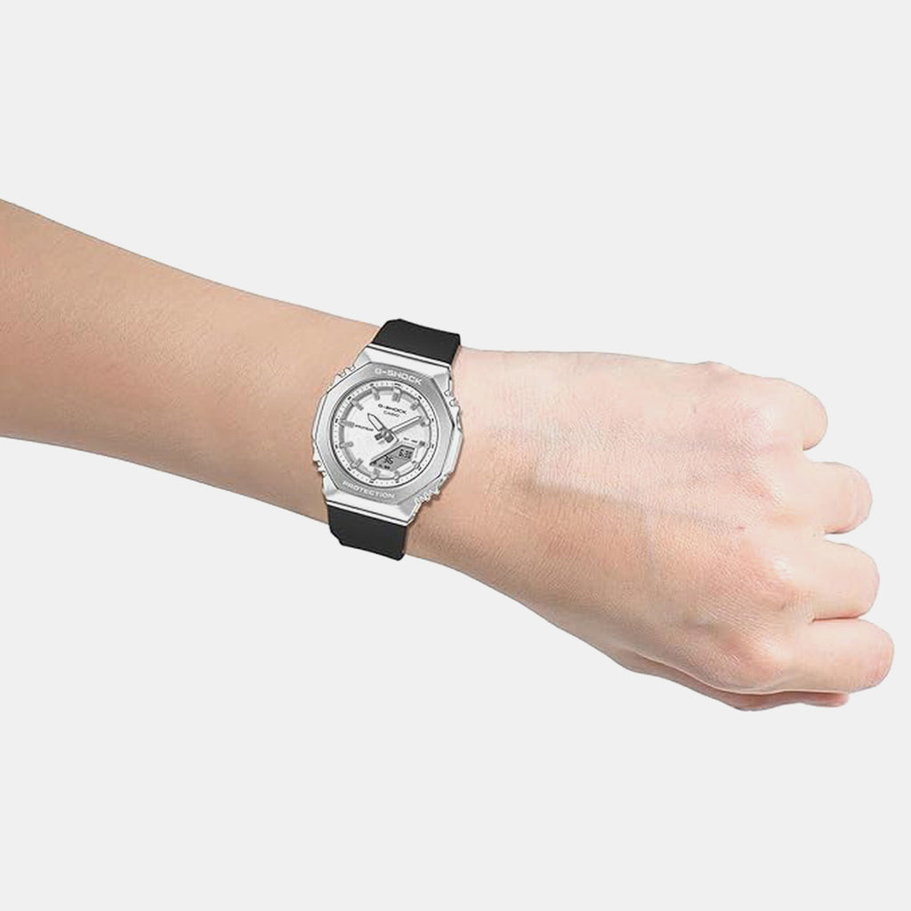 G-Shock Women Quartz White Dial Analog-Digital Resin Watch G1782