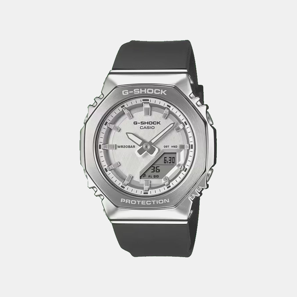 G-Shock Women Quartz White Dial Analog-Digital Resin Watch G1782