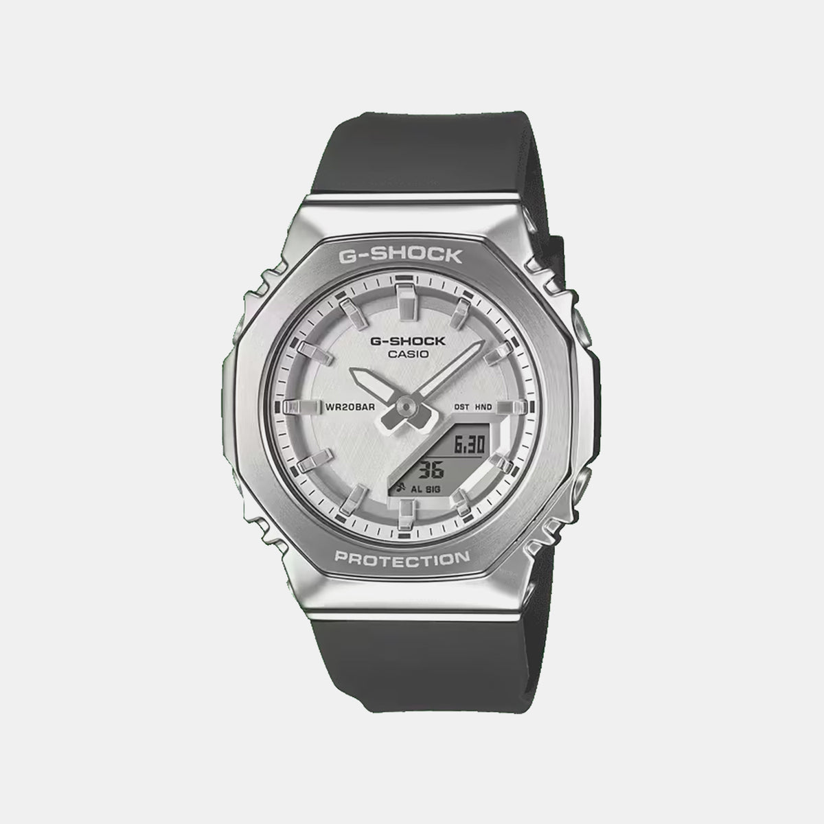 G-Shock Women Quartz Silver Dial Analog-Digital Resin Watch G1782
