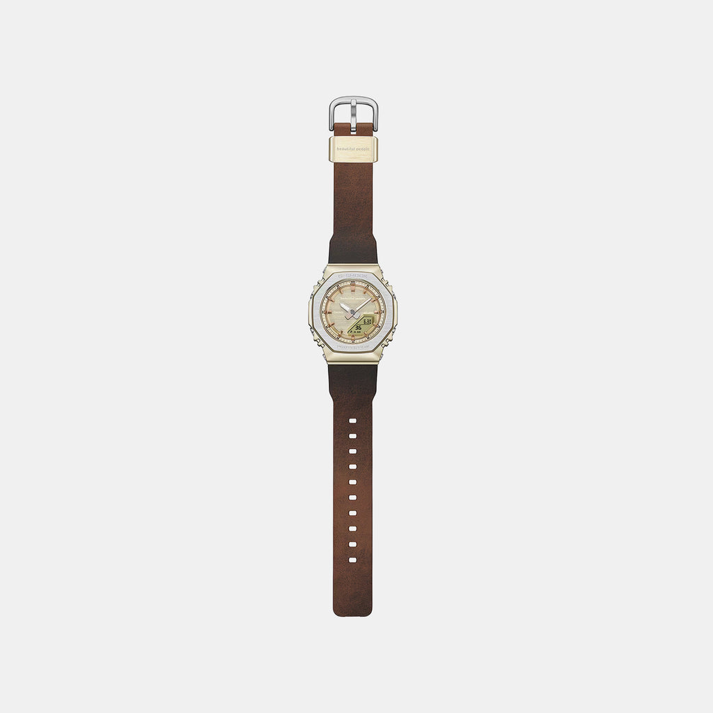 G-Shock x Beautiful People Limited Edition Women Quartz Gold Dial Analog-Digital Watch G1783