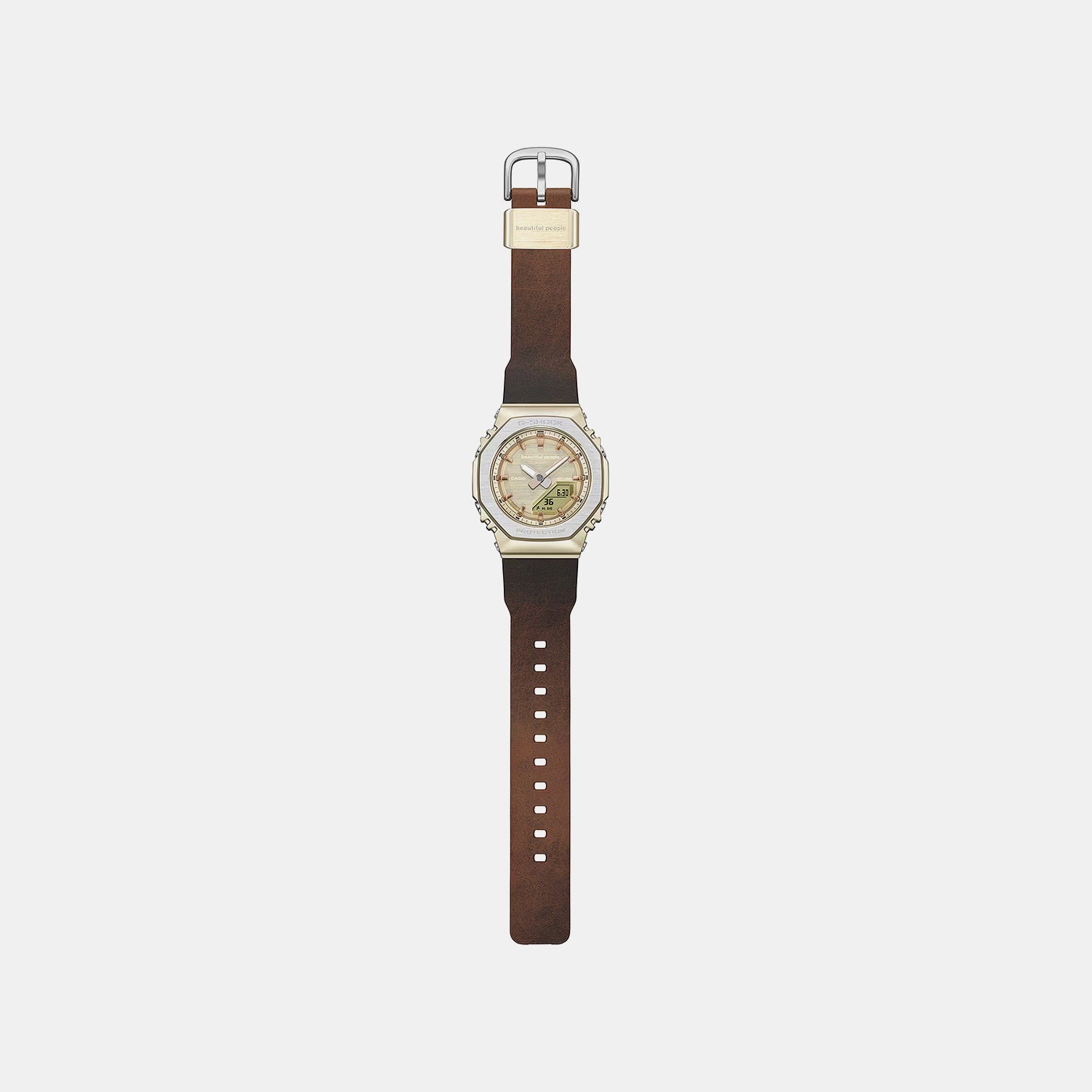 G-Shock x Beautiful People Limited Edition Women Quartz Gold Dial Analog-Digital Watch G1783
