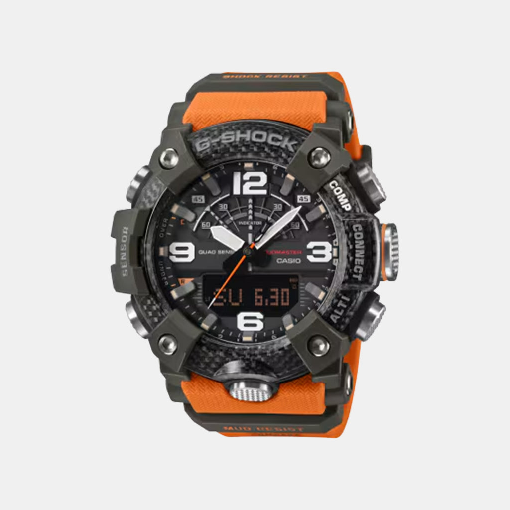 Mudmaster Men Quartz Black Dial Analog Resin Watch G1791