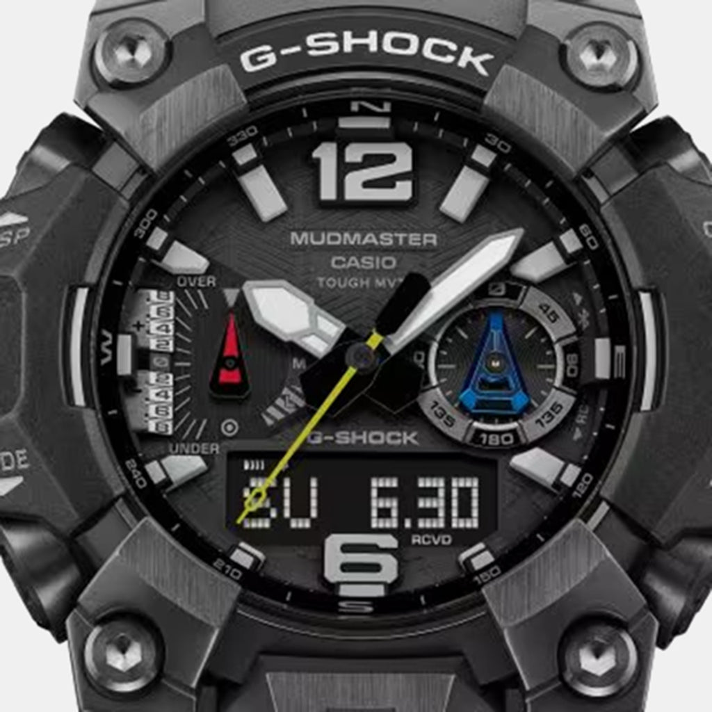 Mudmaster Men Quartz Black Dial Analog Resin Watch G1792