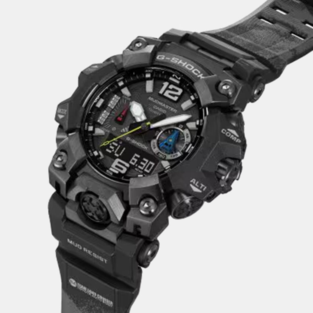 Mudmaster Men Quartz Black Dial Analog Resin Watch G1792