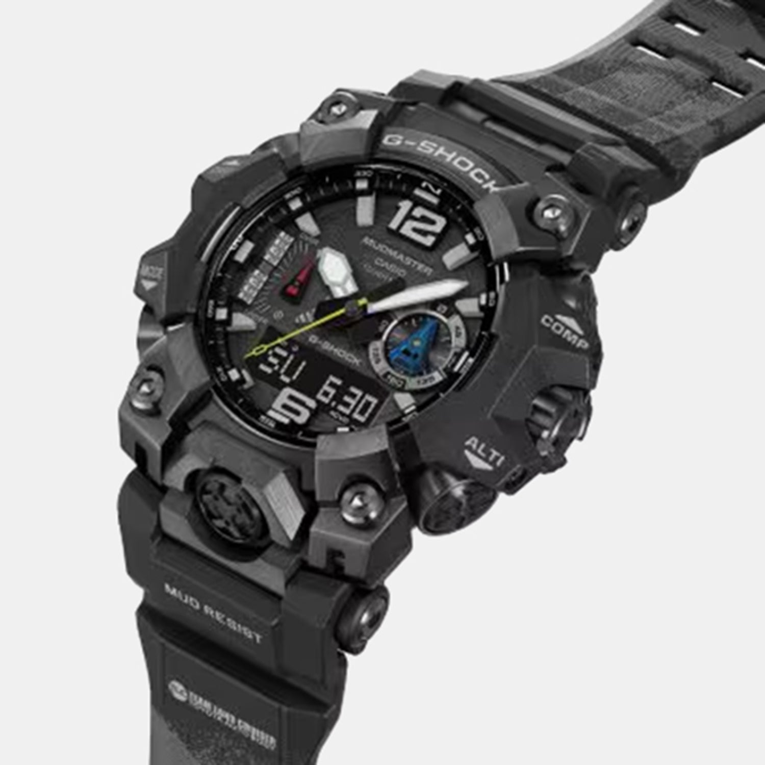 Mudmaster Men Quartz Black Dial Analog Resin Watch G1792