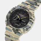Men Quartz Black Dial Analog-Digital Resin Watch G1793