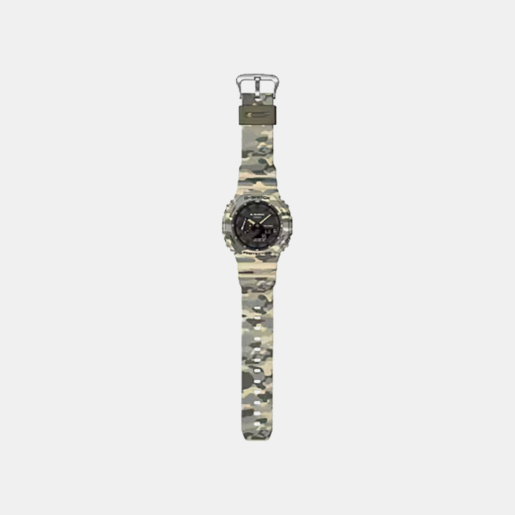 Men Quartz Black Dial Analog-Digital Resin Watch G1793