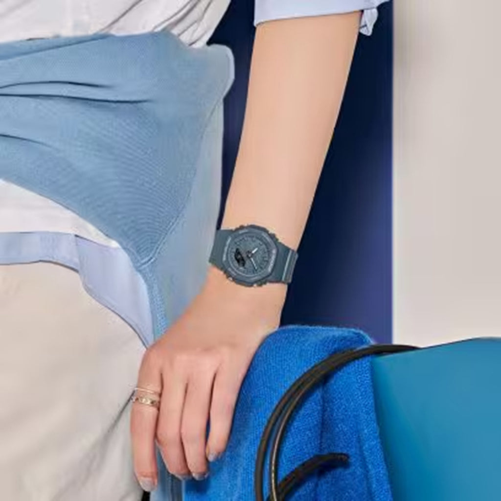 G-Shock Women Quartz Blue Dial Analog-digital Resin Watch G1797