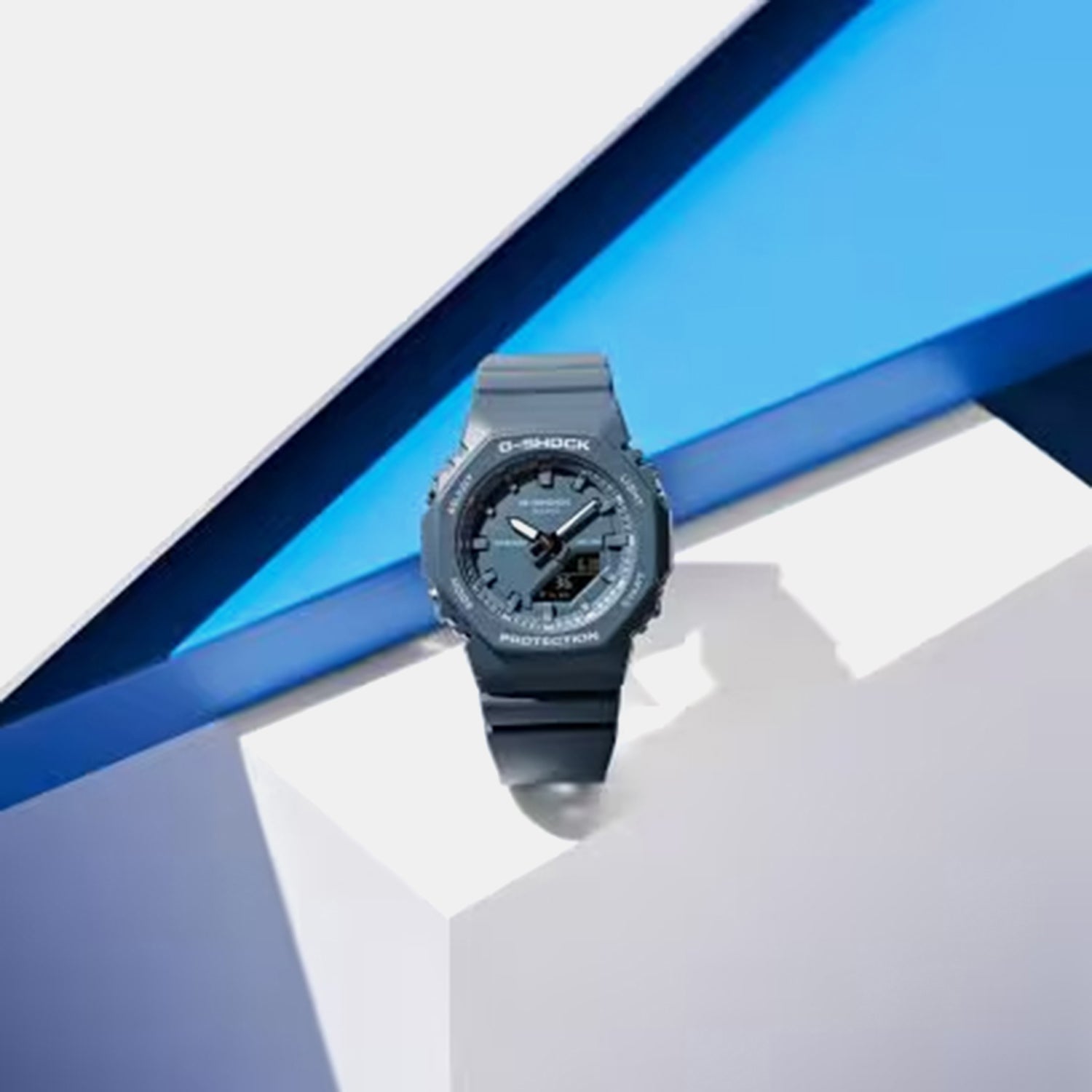 G-Shock Women Quartz Blue Dial Analog-digital Resin Watch G1797