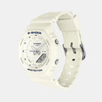 Women Quartz White Dial Analog-Digital Resin Watch G1798