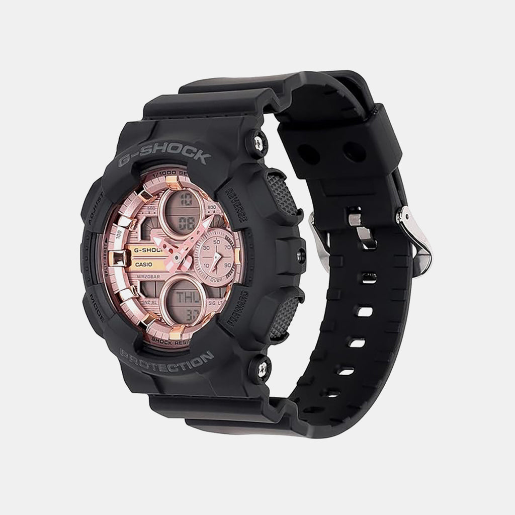 G-shock Men Quartz Rose Gold Dial Analog Resin Watch G1800