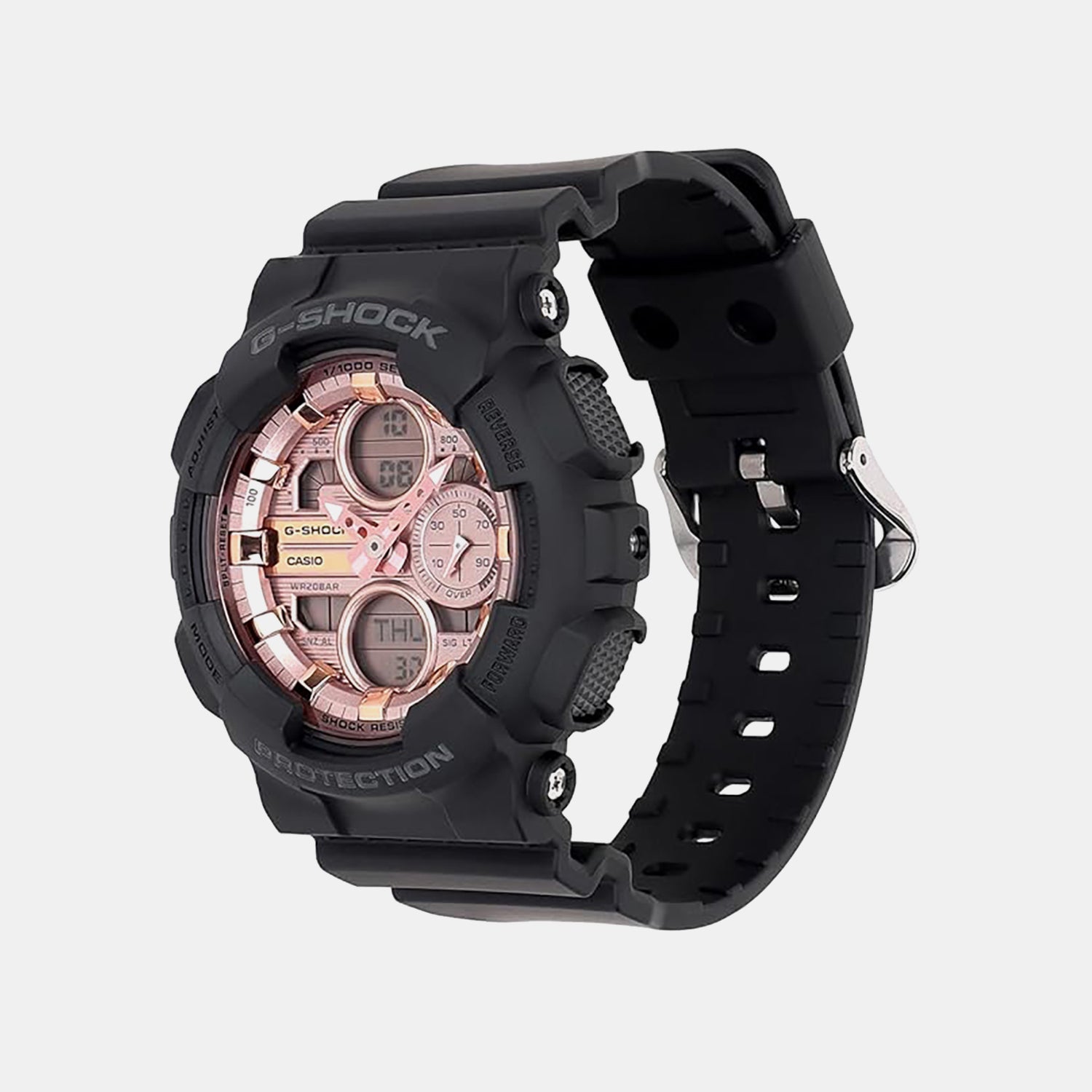 G-shock Men Quartz Rose Gold Dial Analog Resin Watch G1800