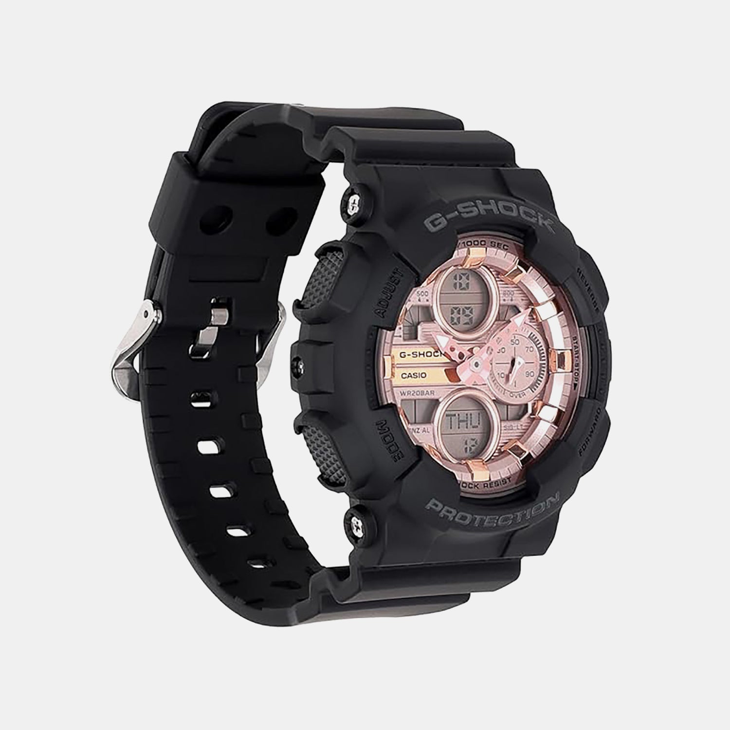 G-shock Men Quartz Rose Gold Dial Analog Resin Watch G1800