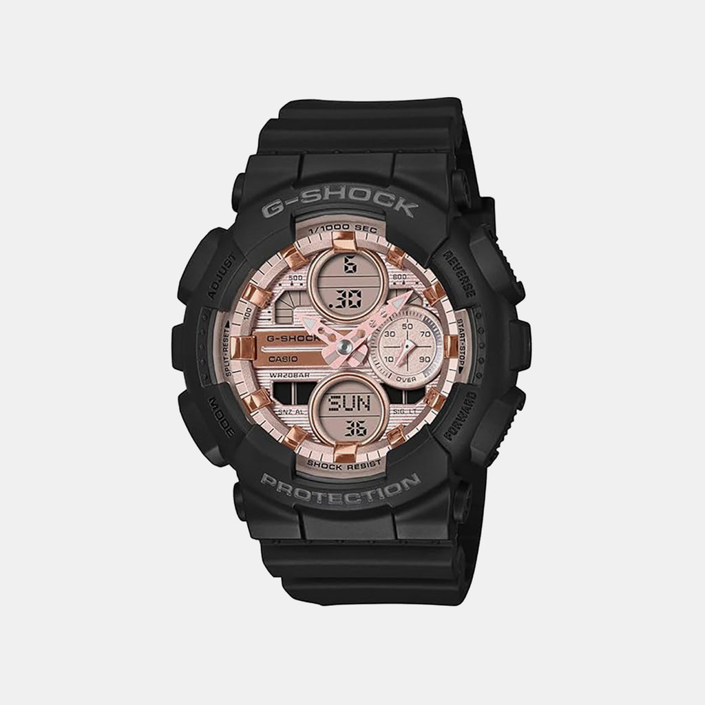 G-shock Men Quartz Rose Gold Dial Analog Resin Watch G1800