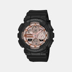 G-shock Men Quartz Rose Gold Dial Analog Resin Watch G1800