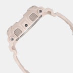 G-shock Women Quartz Rose Gold Dial Analog Resin Watch G1801