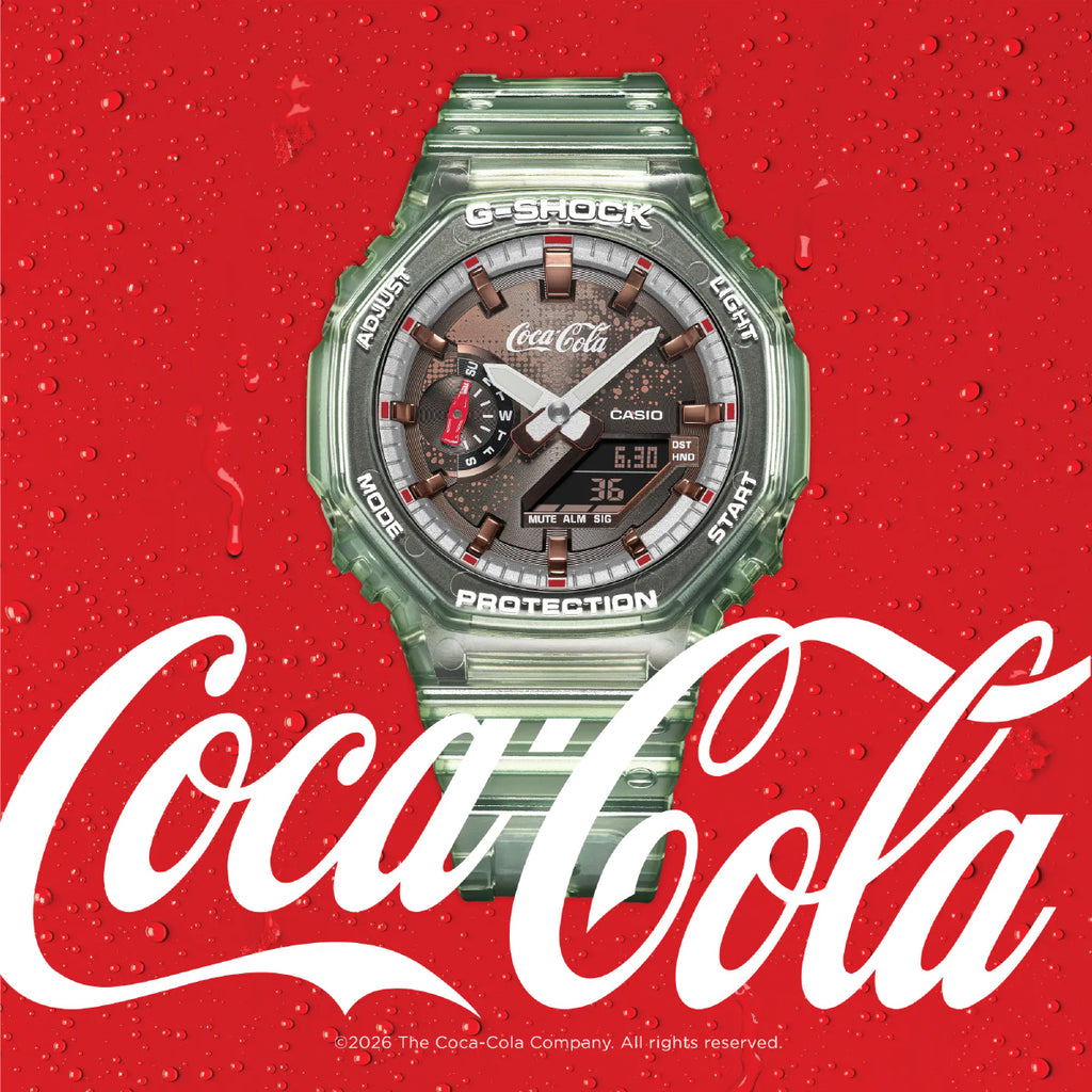 G-Shock Coca Cola Men Quartz Multicolour Dial Analog-Digital Resin Watch GA-2100CC-3A G1804