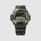 G-shock Dw-6900 Series Men Quartz Green Dial Digital Resin Watch G1805