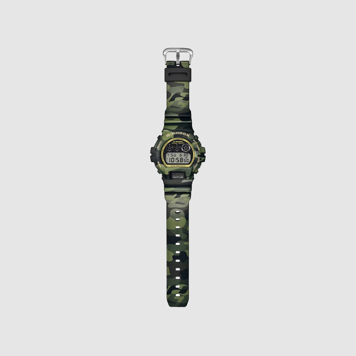 G-shock Dw-6900 Series Men Quartz Green Dial Digital Resin Watch G1805