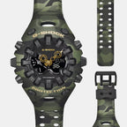 G-shock Ga-v01 Series Men Quartz Green Dial Analog-digital Resin Watch G1807