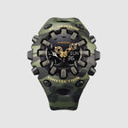 G-shock Ga-v01 Series Men Quartz Green Dial Analog-digital Resin Watch G1807