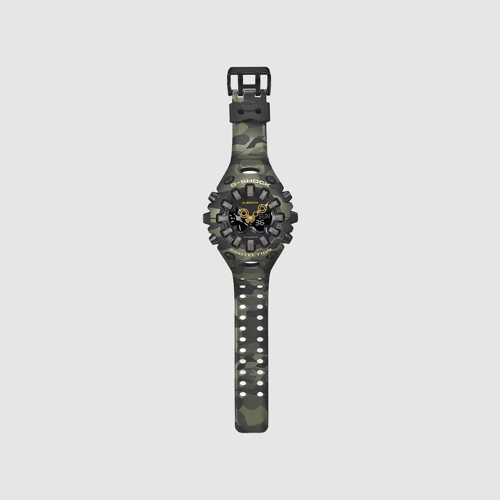 G-shock Ga-v01 Series Men Quartz Green Dial Analog-digital Resin Watch G1807