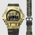 G-shock Gm-6900 Series Men Quartz Green Dial Digital Resin Watch G1808