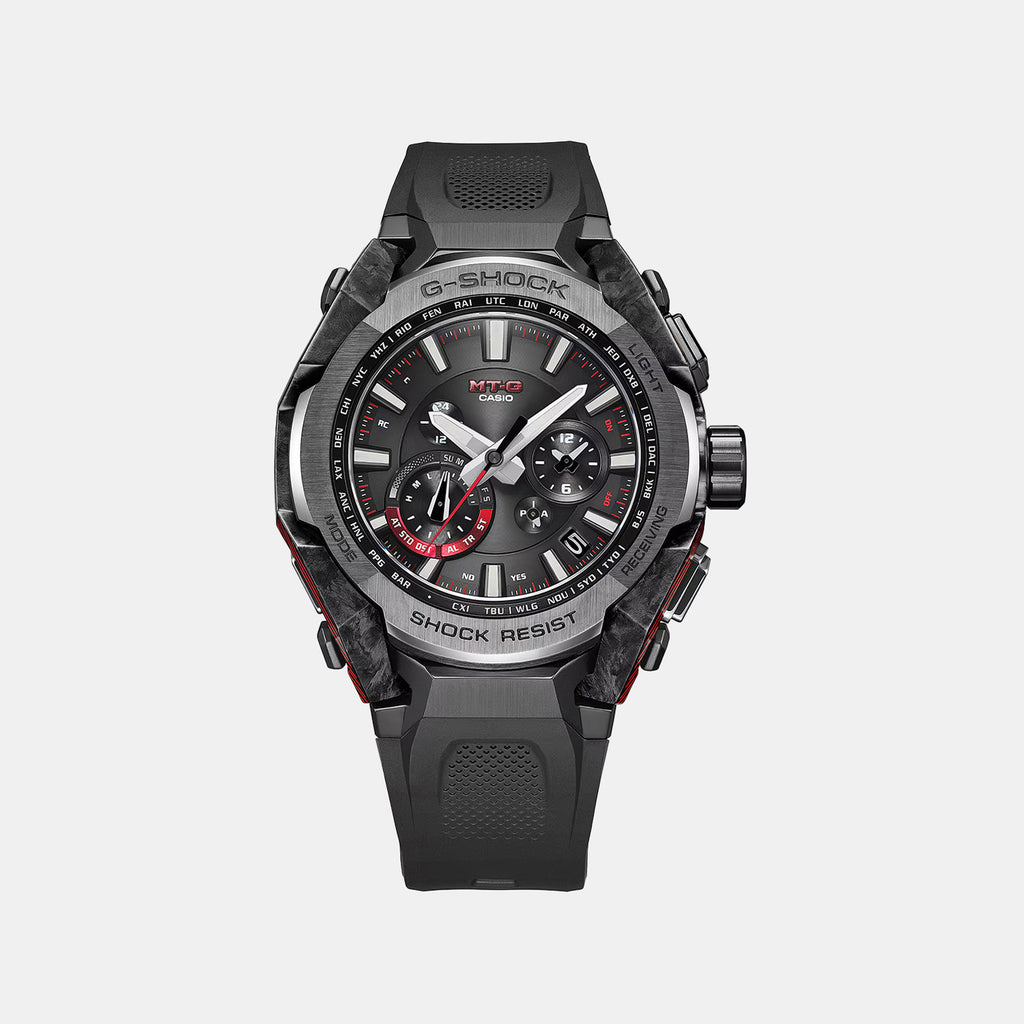 G-shock Men Solar Black Dial Chronograph Resin Watch MTG-B4000B-1A G1811