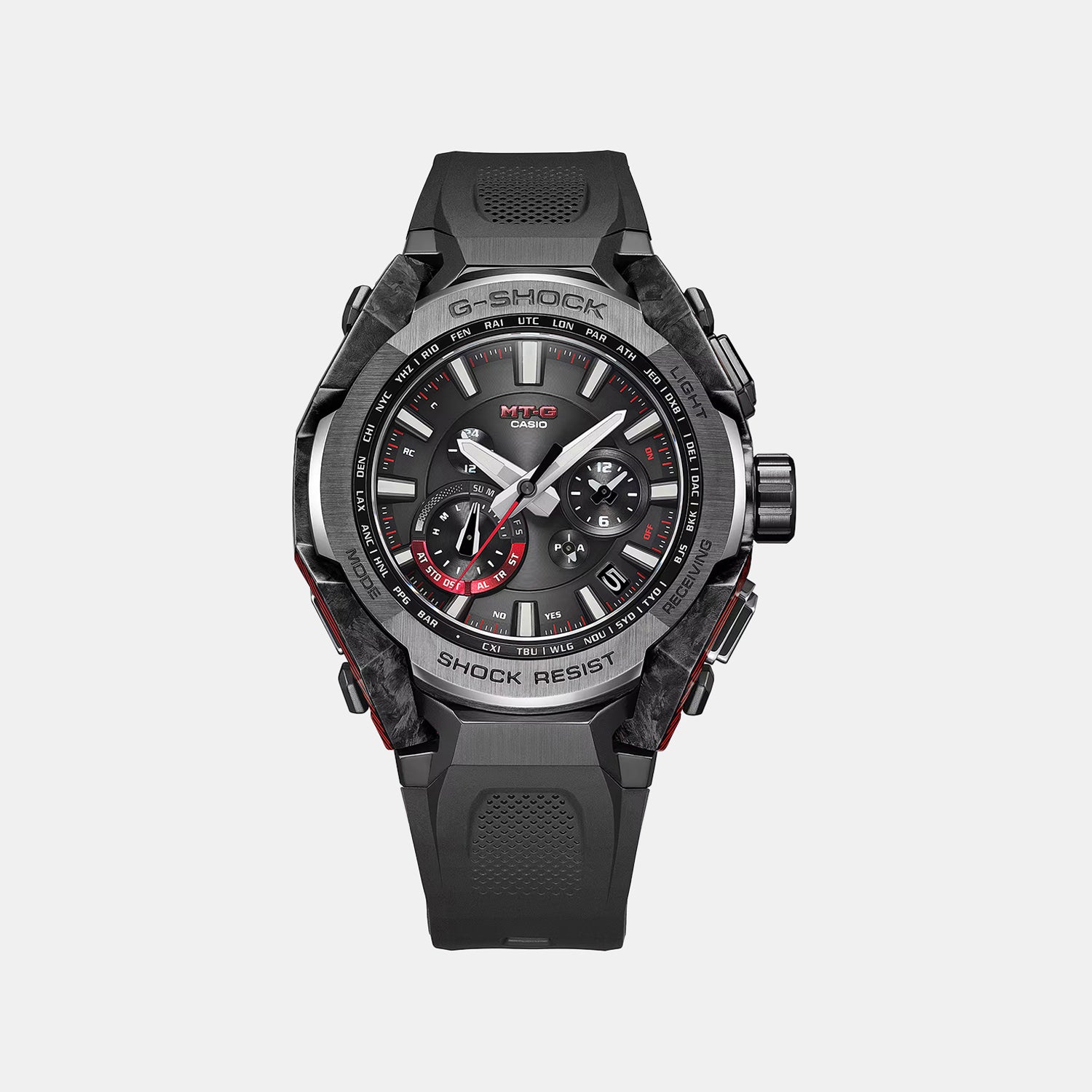 G-shock Men Solar Black Dial Chronograph Resin Watch MTG-B4000B-1A G1811