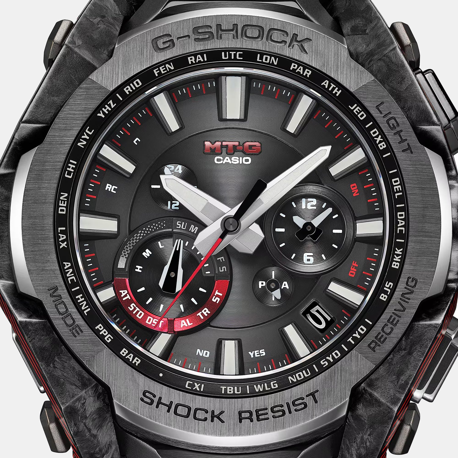 G-shock Men Solar Black Dial Chronograph Resin Watch MTG-B4000B-1A G1811