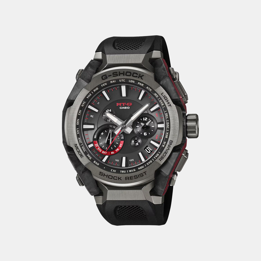 G-shock Men Solar Black Dial Chronograph Resin Watch MTG-B4000B-1A G1811