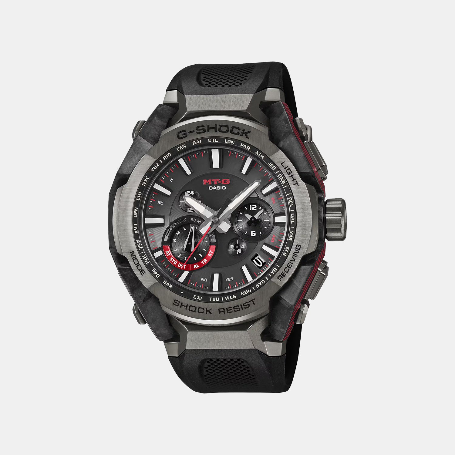 G-shock Men Solar Black Dial Chronograph Resin Watch MTG-B4000B-1A G1811