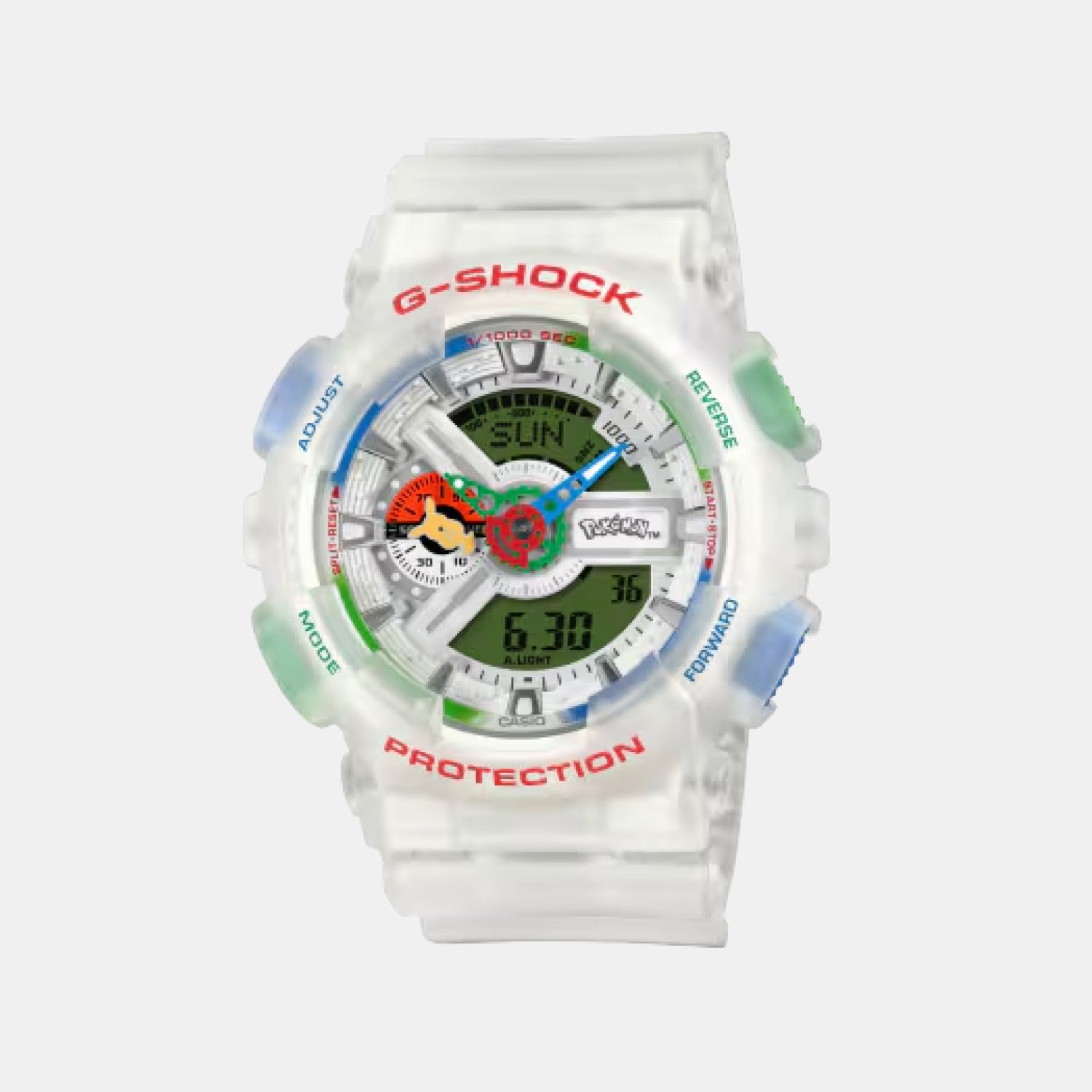 G-Shock GA-110 Series Men Quartz White Dial Analog-digital Resin Watch G1812