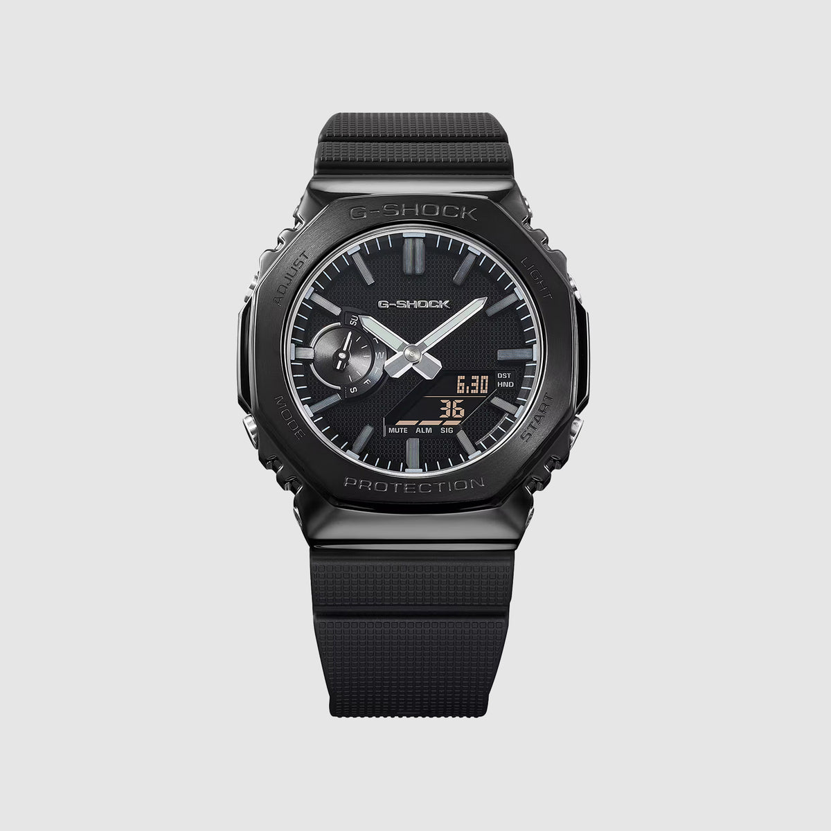 G-Shock Men Quartz Black Dial Analog-Digital Leather Watch G1813