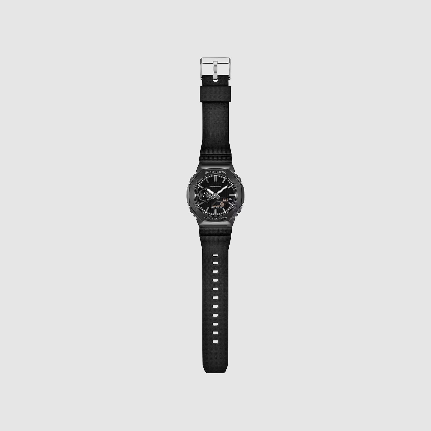 G-shock Gm-2100 Series Men Quartz Black Dial Analog-digital Leather Watch G1813