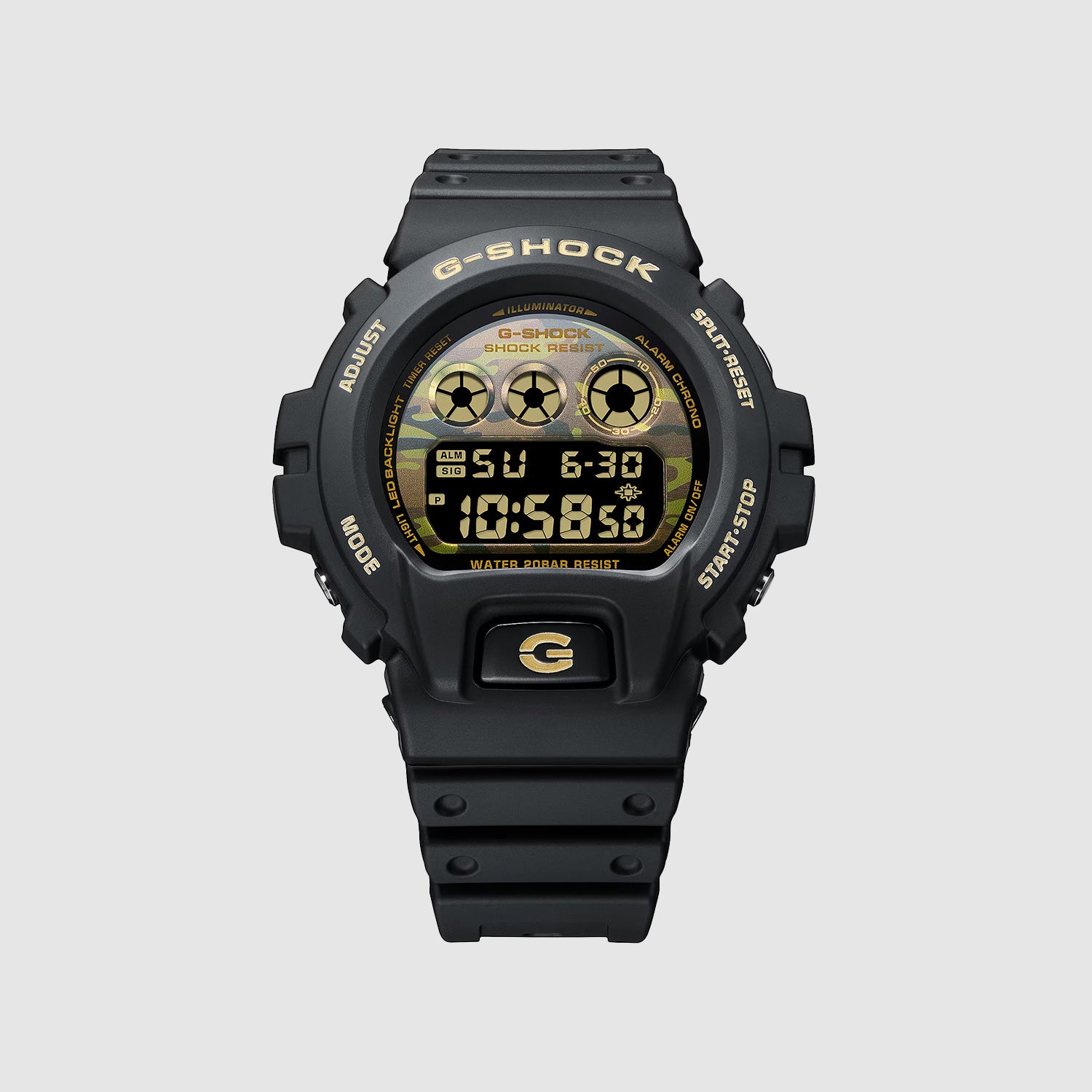 G-shock Dw-6900 Series Men Quartz Black Dial Digital Resin Watch G1818
